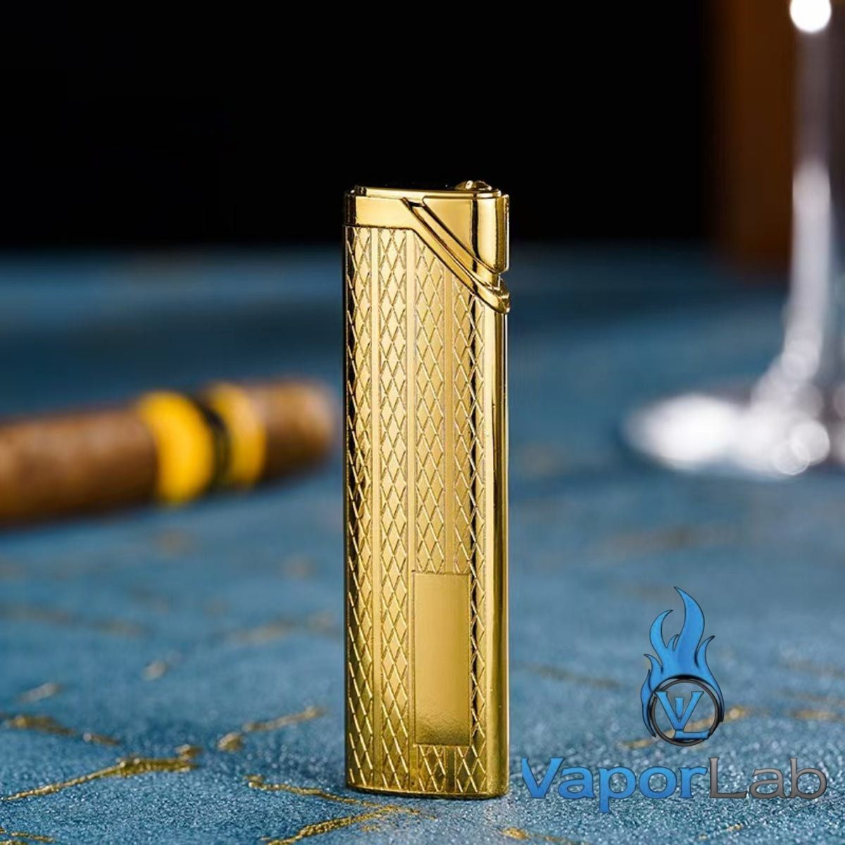 korek api pemantik bara merah slim mini design mewah elegant refillable gas red torch lighter windproof