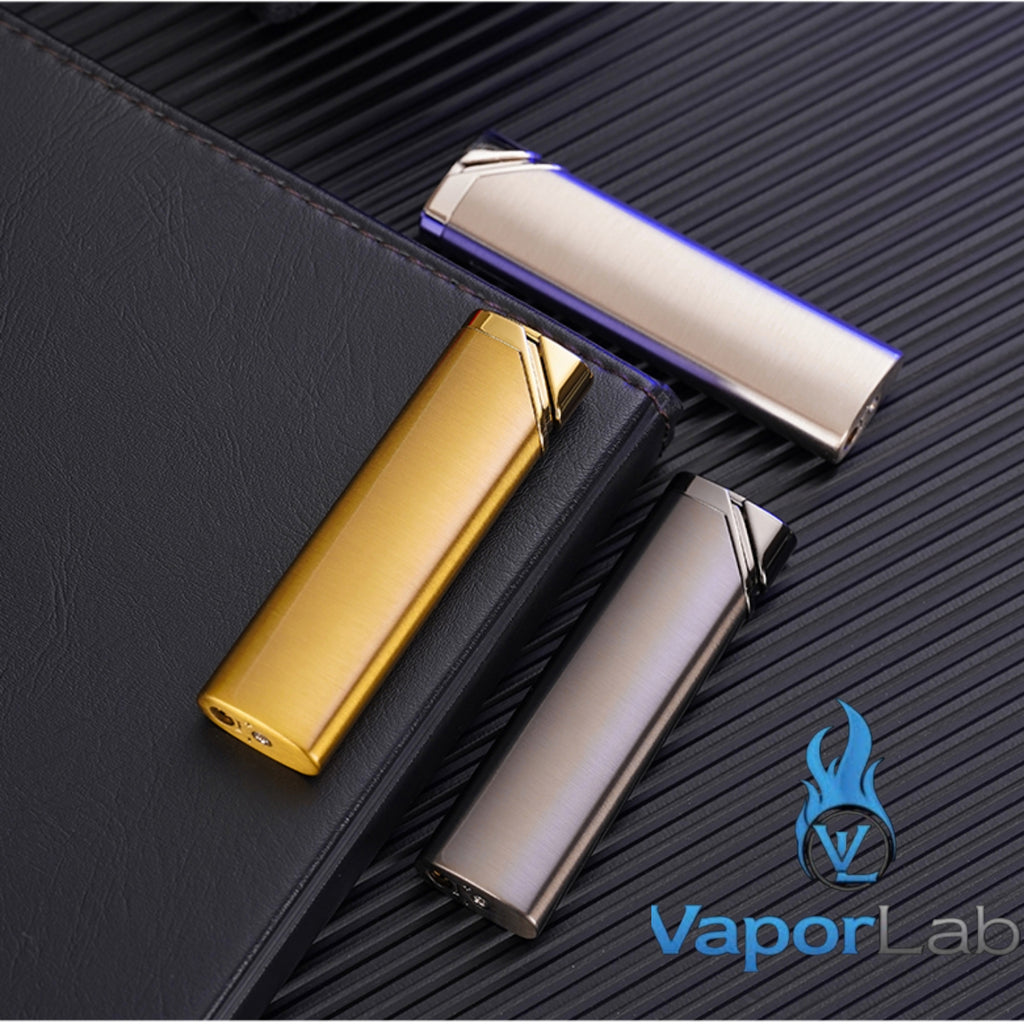 korek api pemantik bara merah slim mini design mewah elegant refillable gas red torch lighter windproof