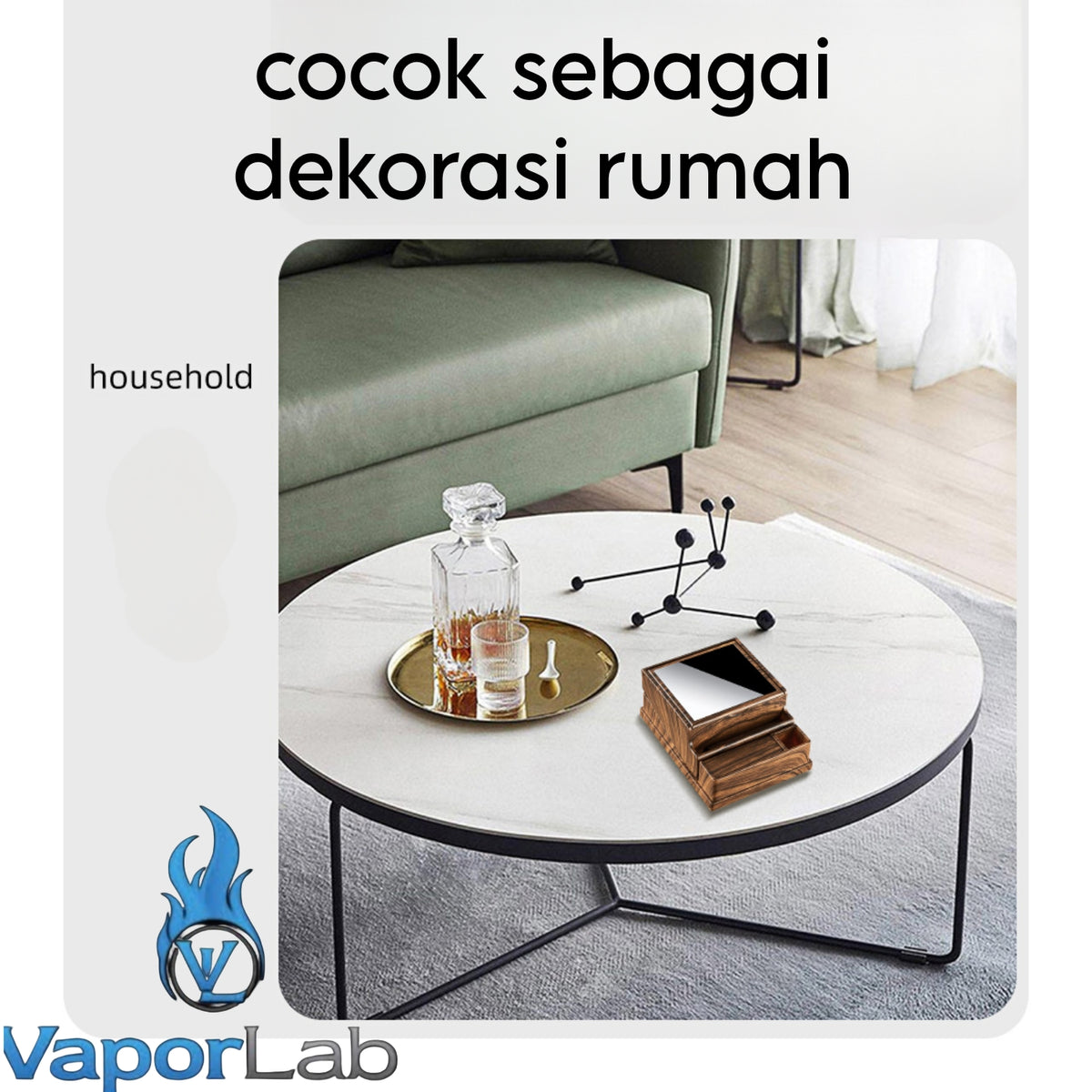 kotak pajangan meja tempat simpan rokok cigarette box display dengan tombol ejektor otomatis large capacity unik