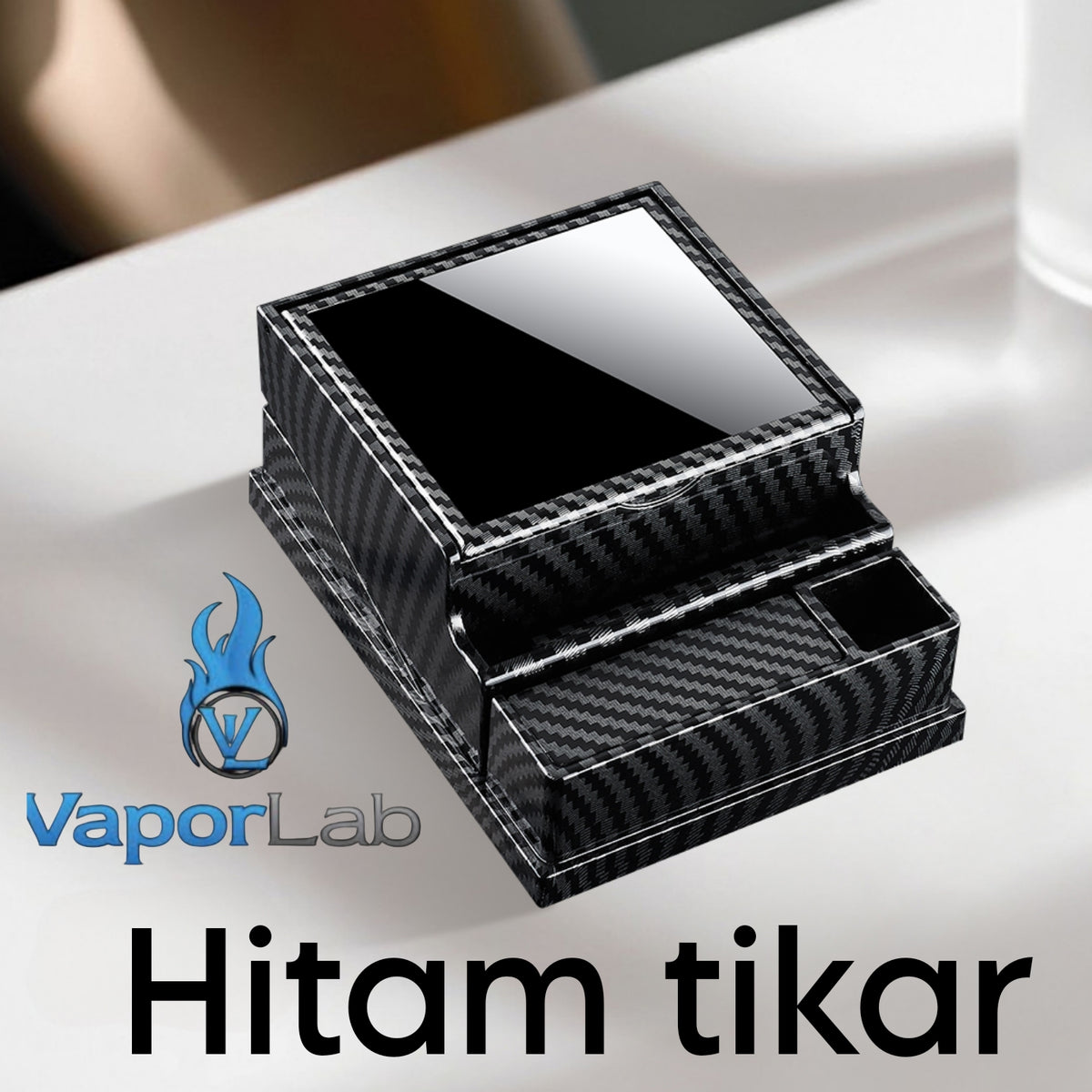 kotak pajangan meja tempat simpan rokok cigarette box display dengan tombol ejektor otomatis large capacity unik