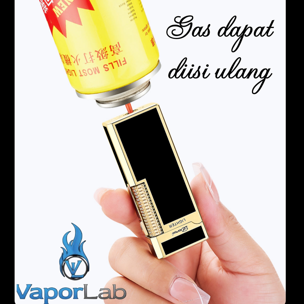 korek api dual mode 2in1 bara las atau api classic vintage roda reffillable gas jet flame lighter elegant mewah dengan giftbox Derui