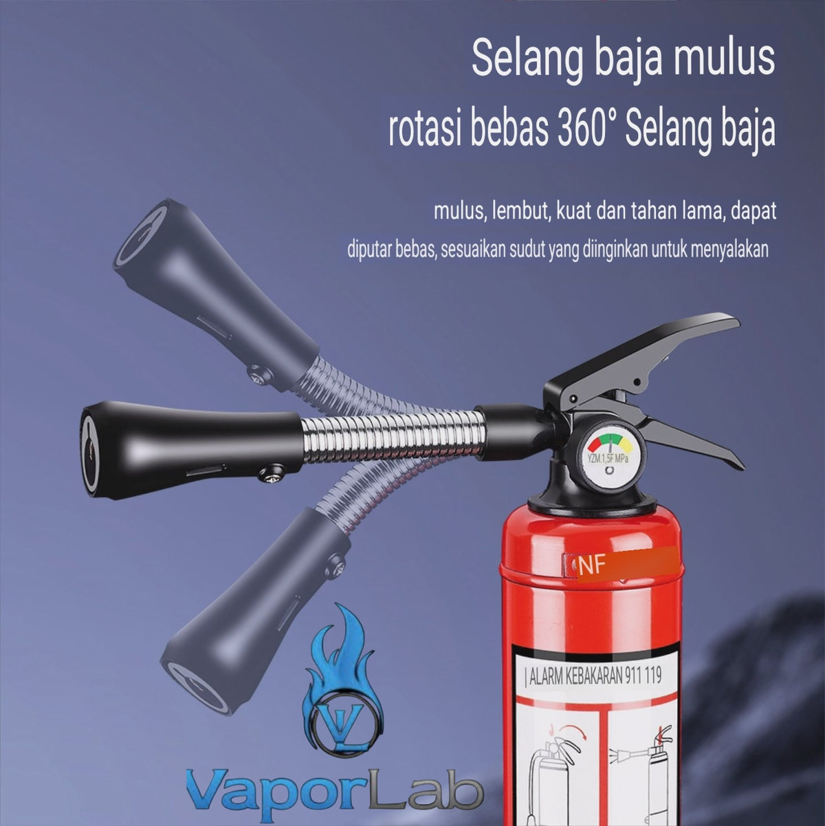 korek api bara las unik lucu model tabung pemadam apar jet torch fire extinguisher refillable gas lighter