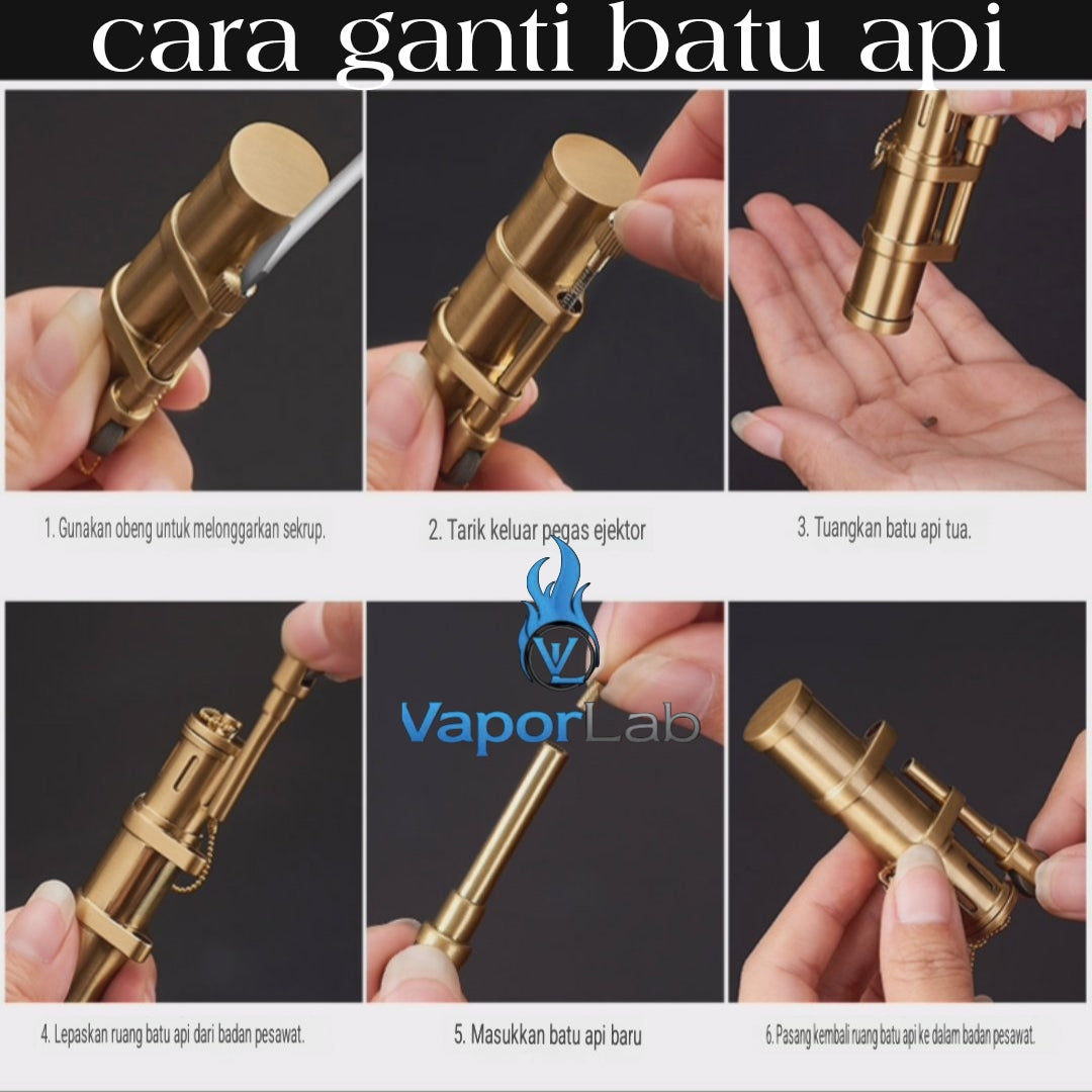 korek api minyak sumbu roda classic vintage oil kerosene retro lighter model lighthouse mercusuar