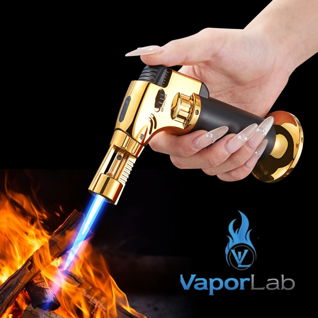 korek api bara las biru jet torch gas lighter bisa di lock cocok untuk cigar bbq masak light welding