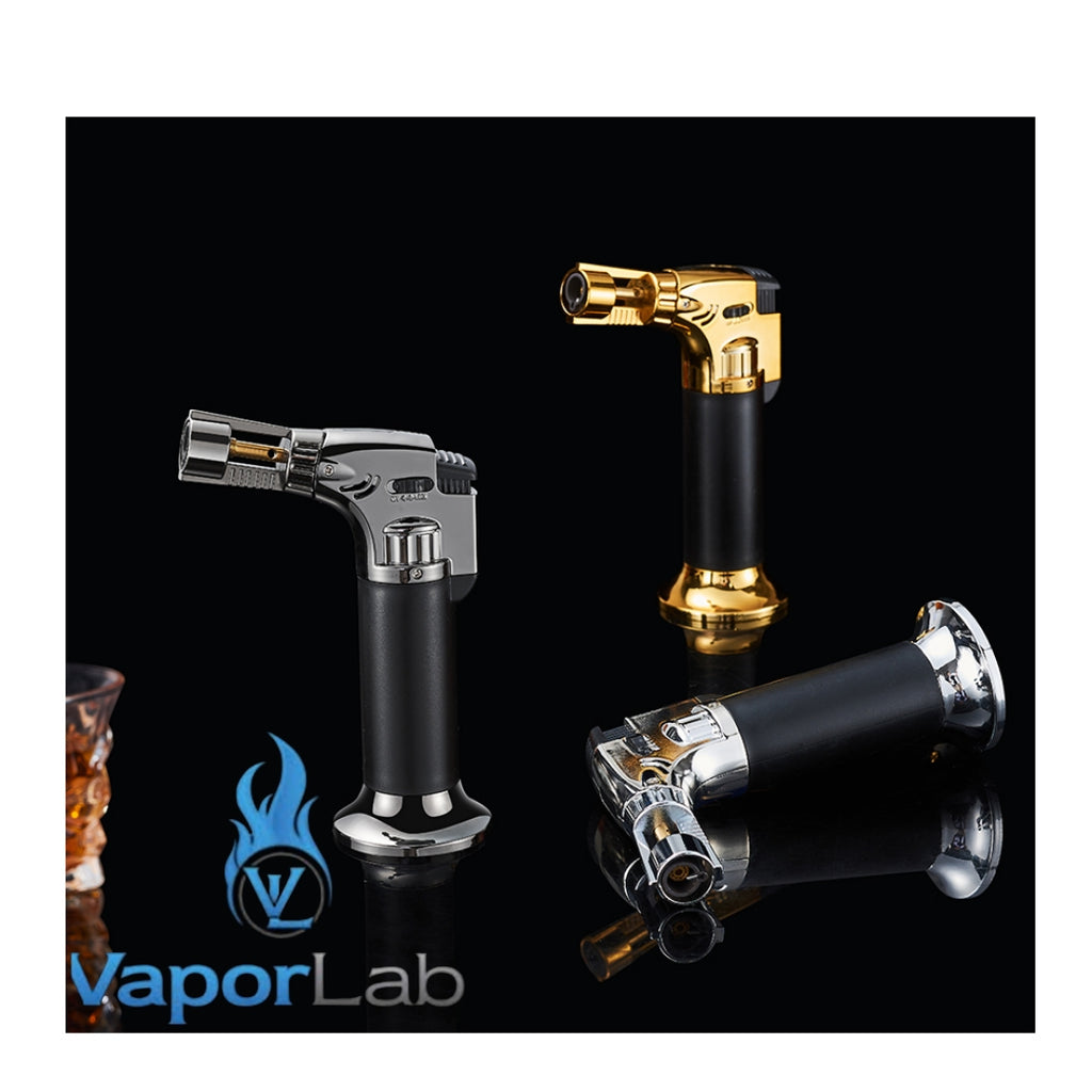 korek api bara las biru jet torch gas lighter bisa di lock cocok untuk cigar bbq masak light welding