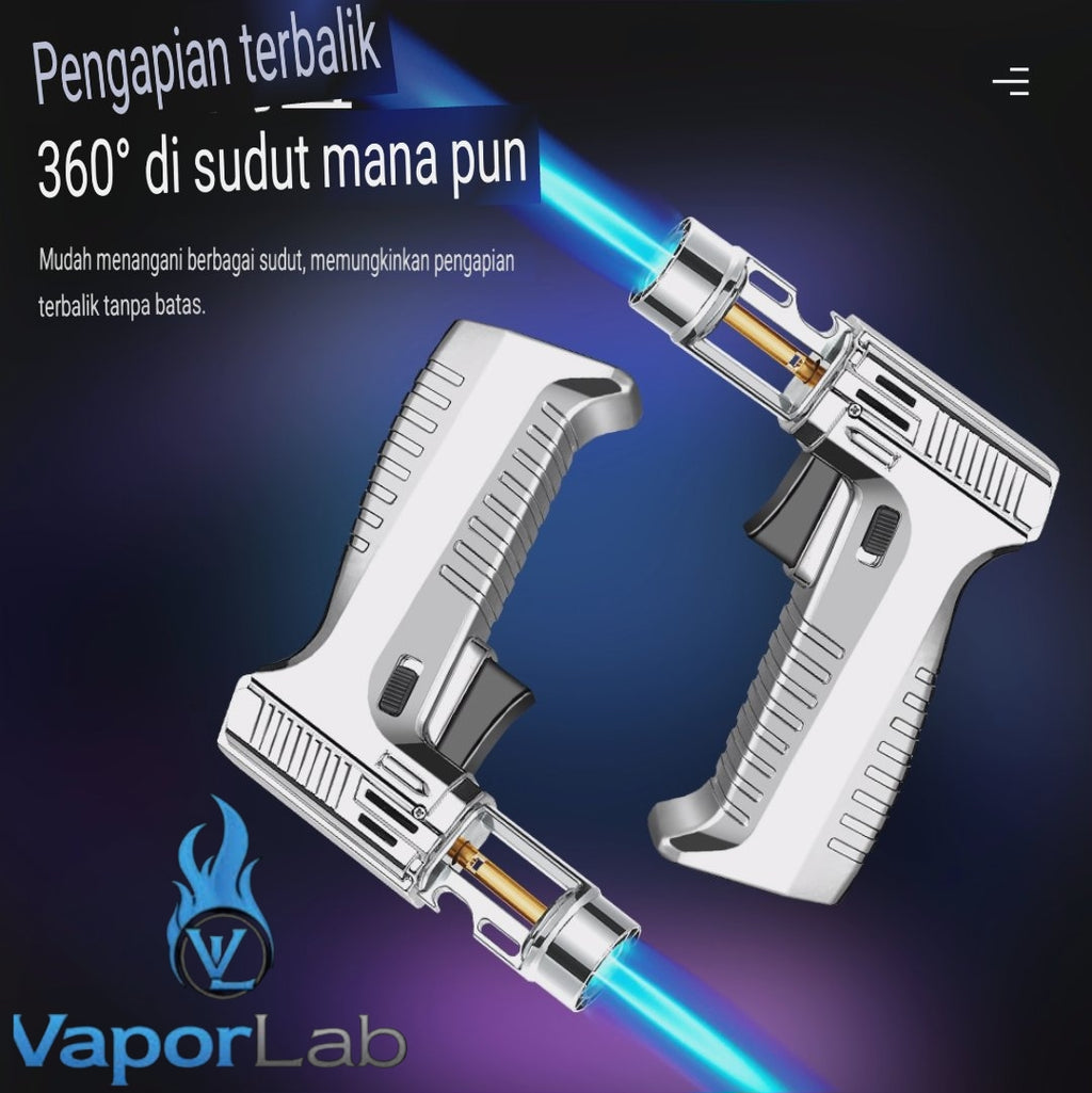 korek api bara las biru kencang dengan bukaan botol powerful jet torch gas lighter bisa di lock PN-602 for cooking bbq cigar
