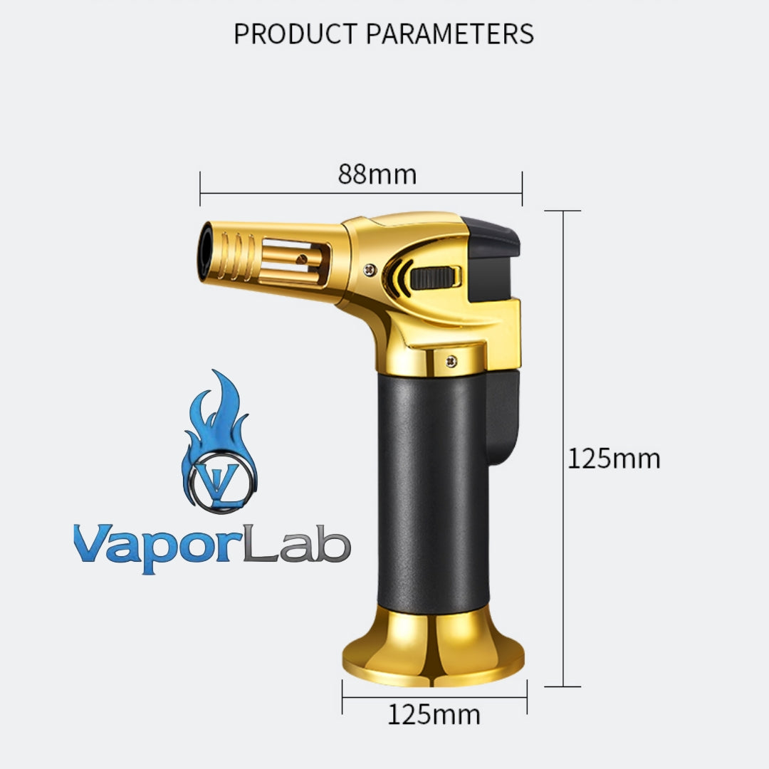korek api bara las biru jet torch gas lighter bisa di lock cocok untuk cigar bbq masak light welding