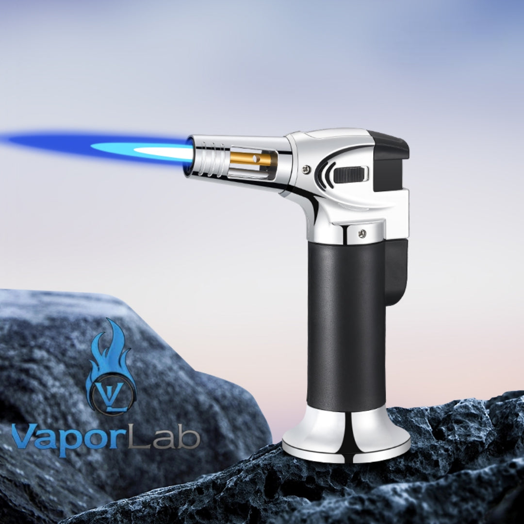 korek api bara las biru jet torch gas lighter bisa di lock cocok untuk cigar bbq masak light welding