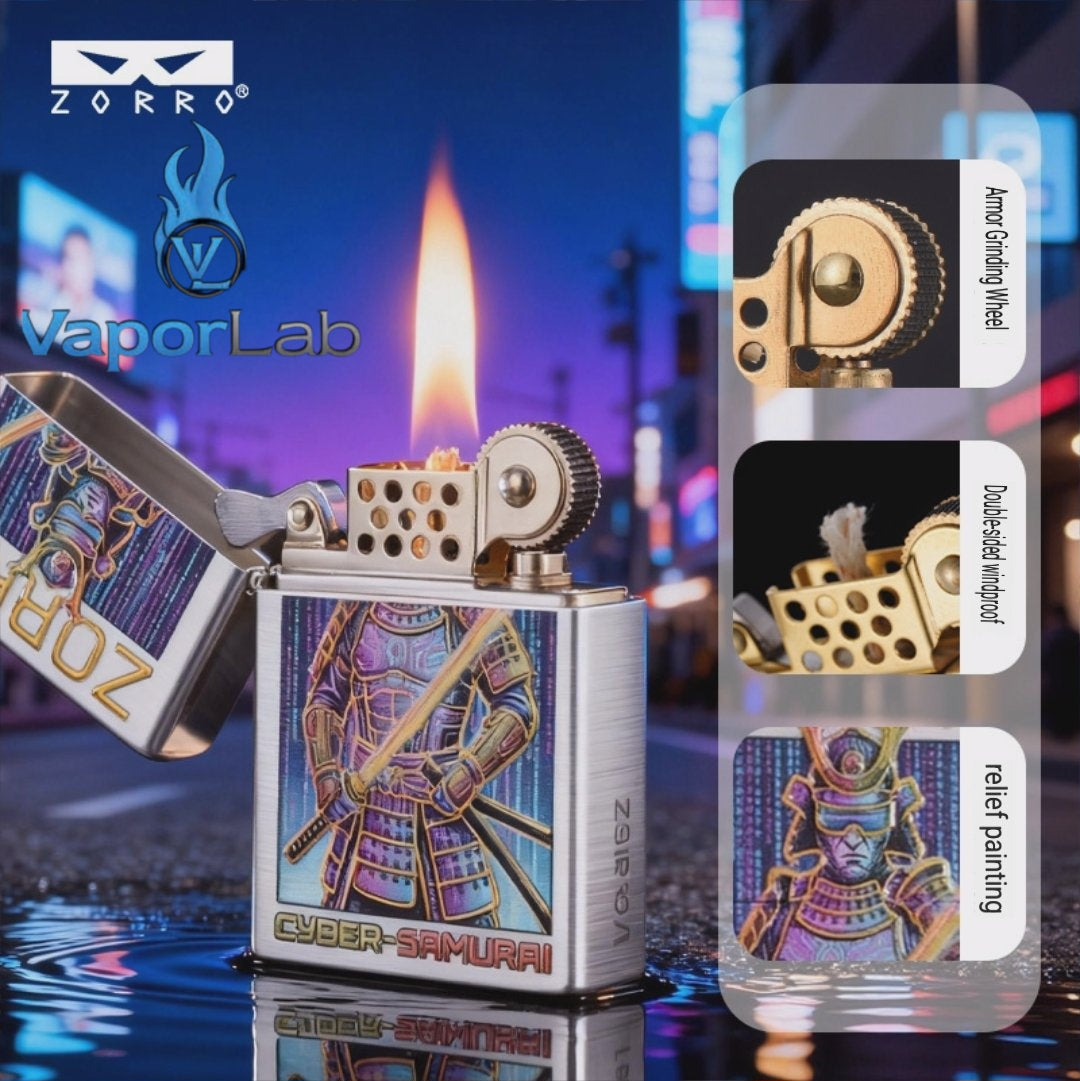 korek api zorro 865 original ada denting pakai minyak sumbu kapas vintage oil classic lighter slim