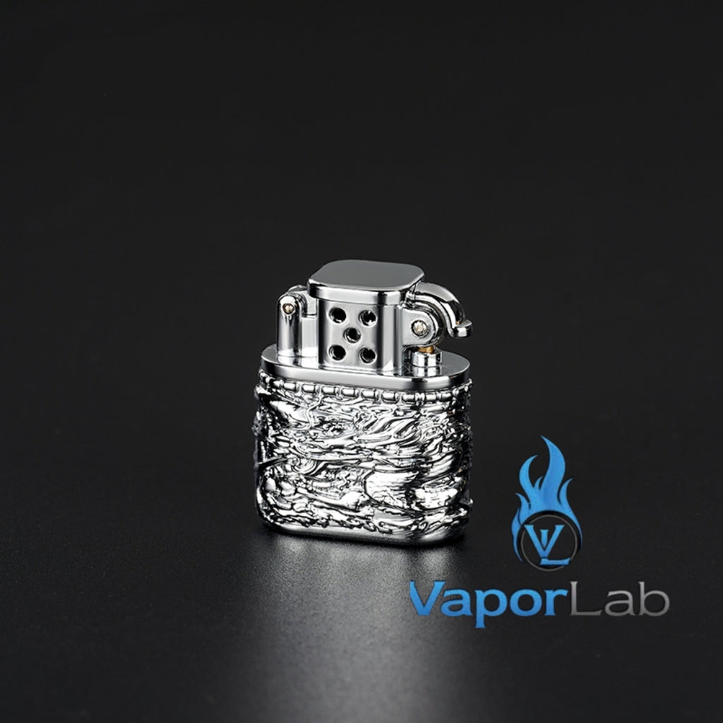 korek api minyak sumbu kapas mini vintage oil kerosene classic lighter logo naga dragon ukiran dengan giftbox