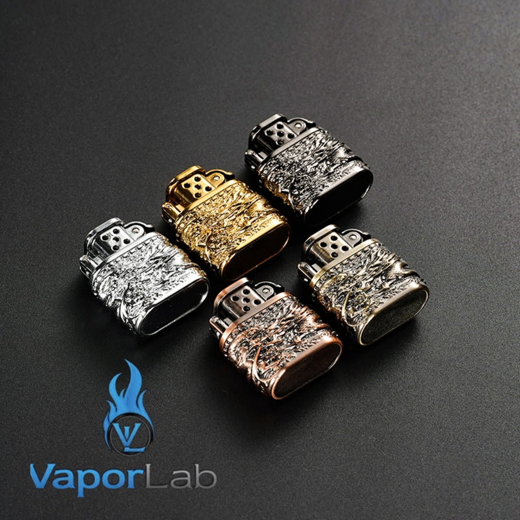 korek api minyak sumbu kapas mini vintage oil kerosene classic lighter logo naga dragon ukiran dengan giftbox