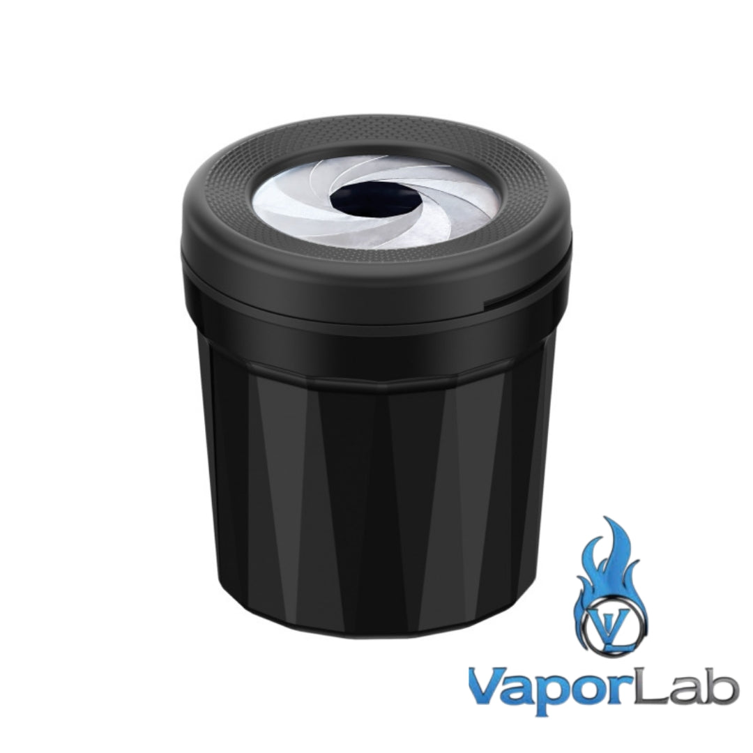 asbak mobil portable sistem tutup putar rotating inner metal car ashtray anti berantakan dengan penutup putar besi