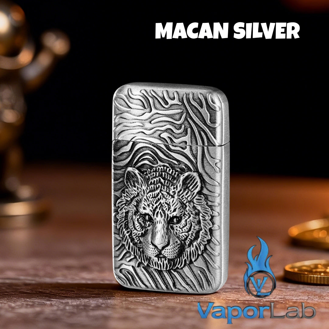 korek api gas pakai roda batu classic lighter slim mini tipis motif ukiran hd macan constantine