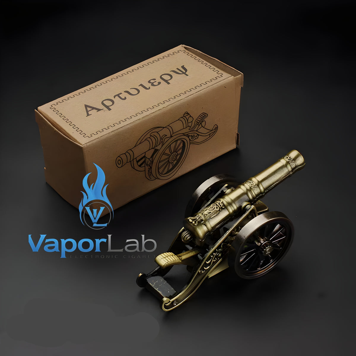 korek api pajangan antik unik model meriam bahan besi gas bisa diisi ulang nyala bara canon classic gas lighter display 3844