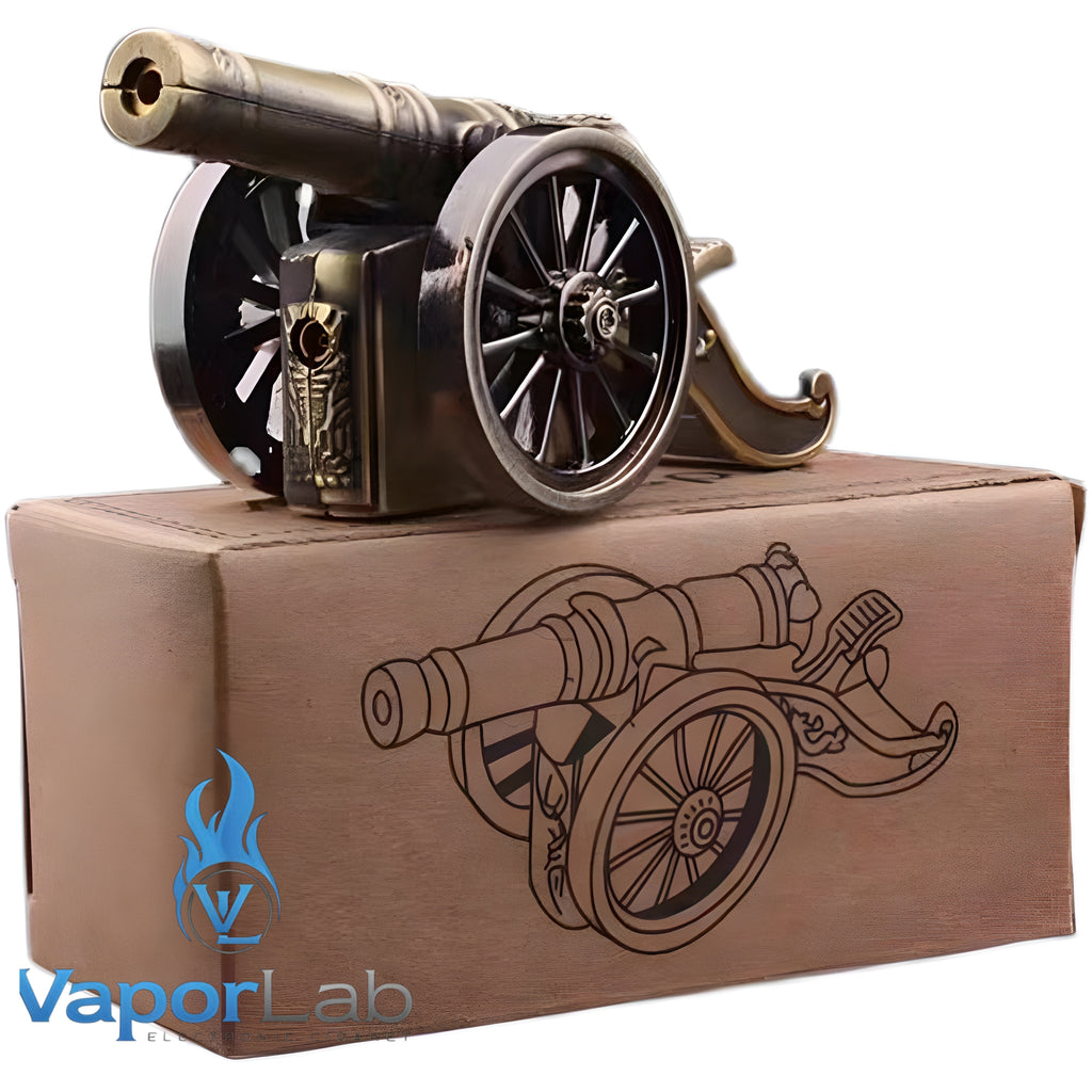 korek api pajangan antik unik model meriam bahan besi gas bisa diisi ulang nyala bara canon classic gas lighter display 3844