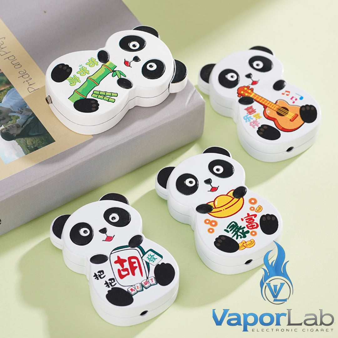 korek api lucu gas mudah diisi ulang ada bukaan botol model panda motif unik dengan indikator gas kaca 3850