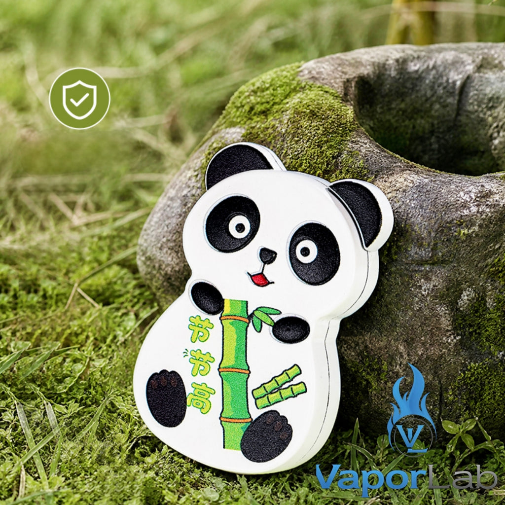 korek api lucu gas mudah diisi ulang ada bukaan botol model panda motif unik dengan indikator gas kaca 3850