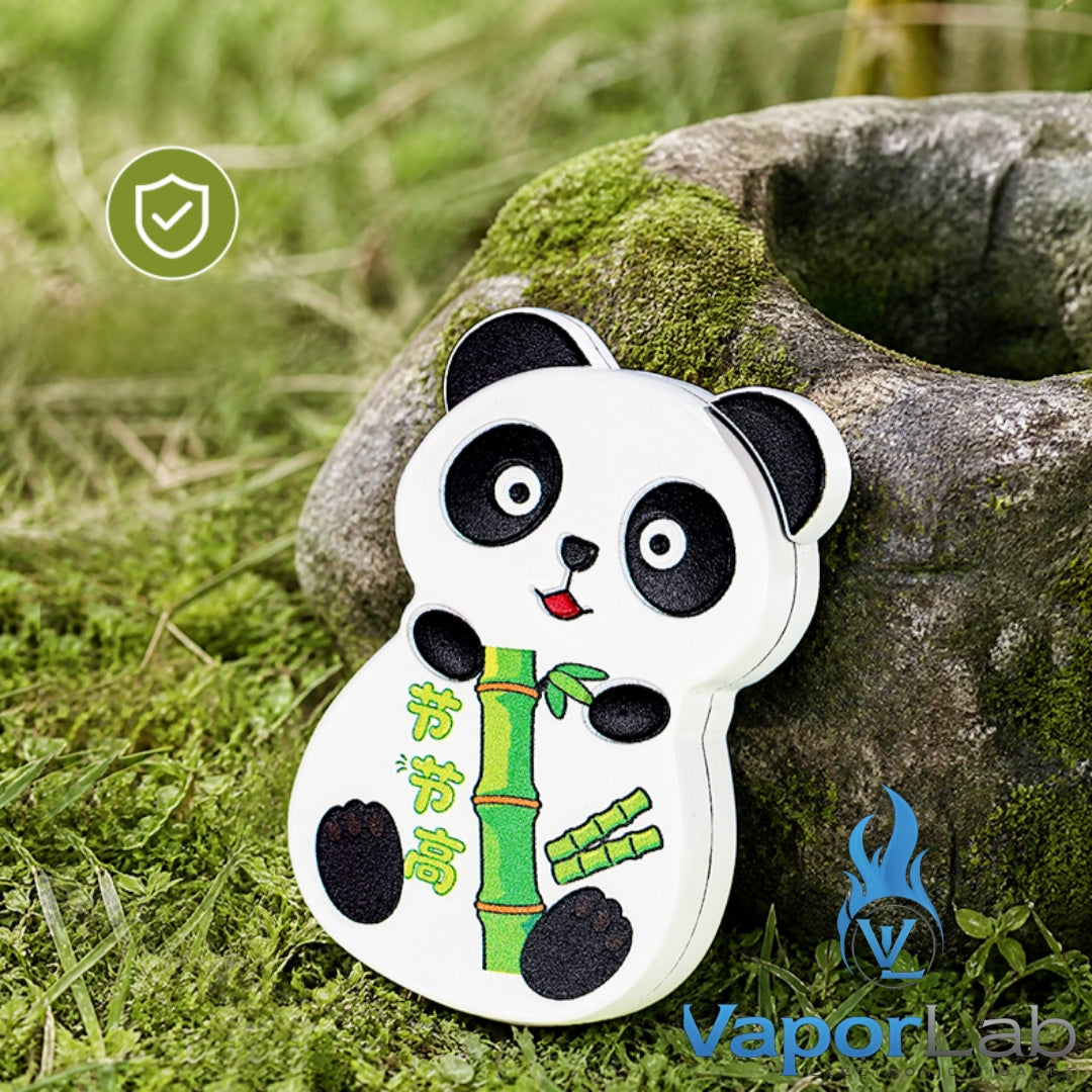 korek api lucu gas mudah diisi ulang ada bukaan botol model panda motif unik dengan indikator gas kaca 3850