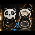 korek api lucu gas mudah diisi ulang ada bukaan botol model panda motif unik dengan indikator gas kaca 3850