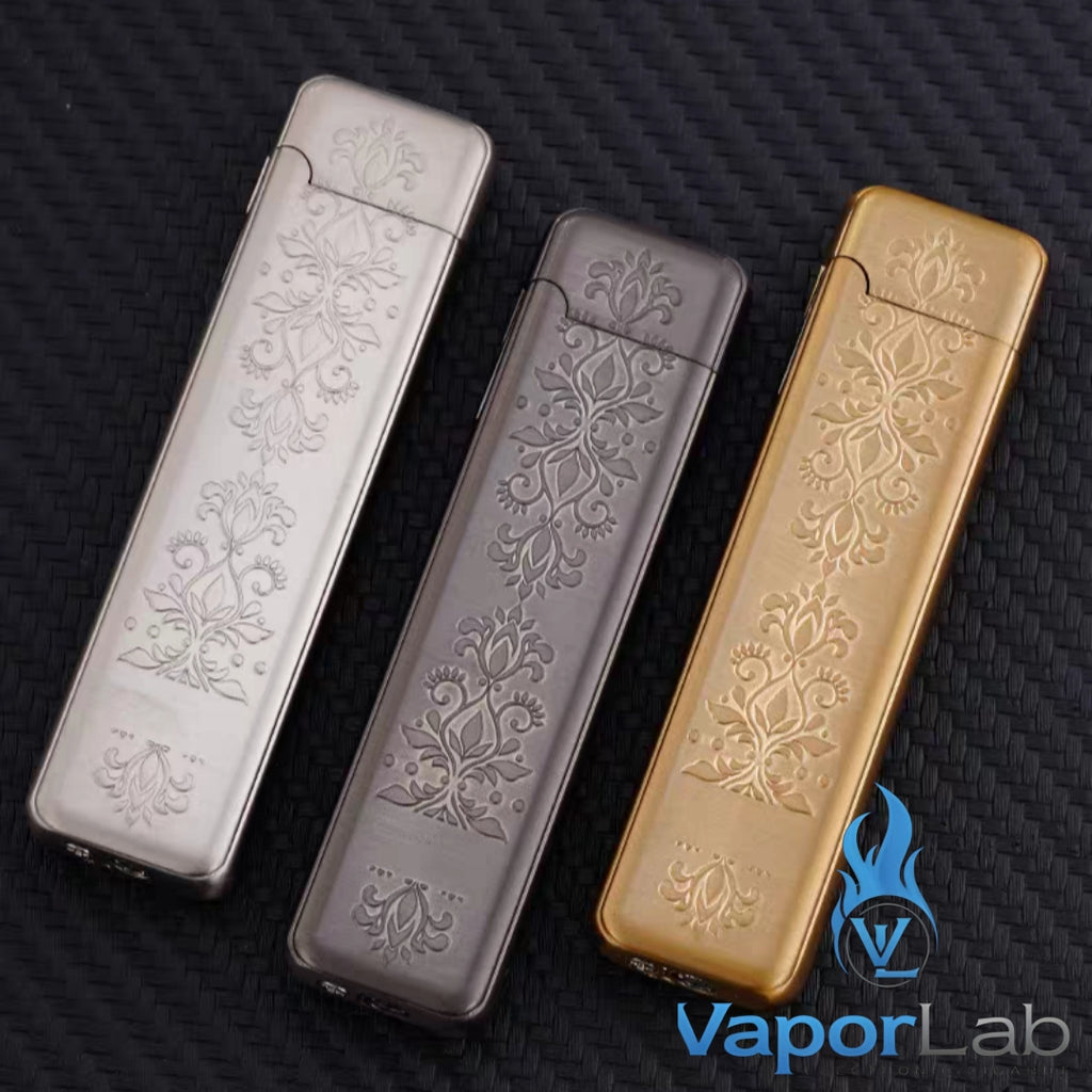 korek api besi slim design gas mudah diisi ulang pemantik roda batu api classic slim refillable gas lighter BROAD original 3921