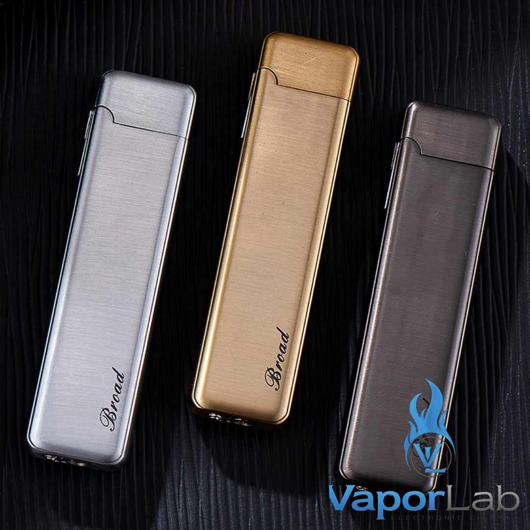 korek api besi slim design gas mudah diisi ulang pemantik roda batu api classic slim refillable gas lighter BROAD original 3921