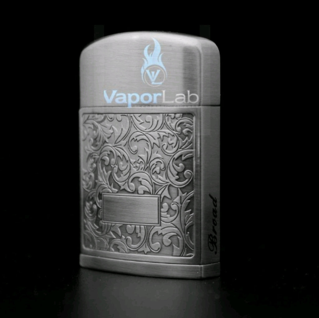 mancis korek api bara isi ulang gas BROAD batik jet torch refillable gas metal lighter classic design