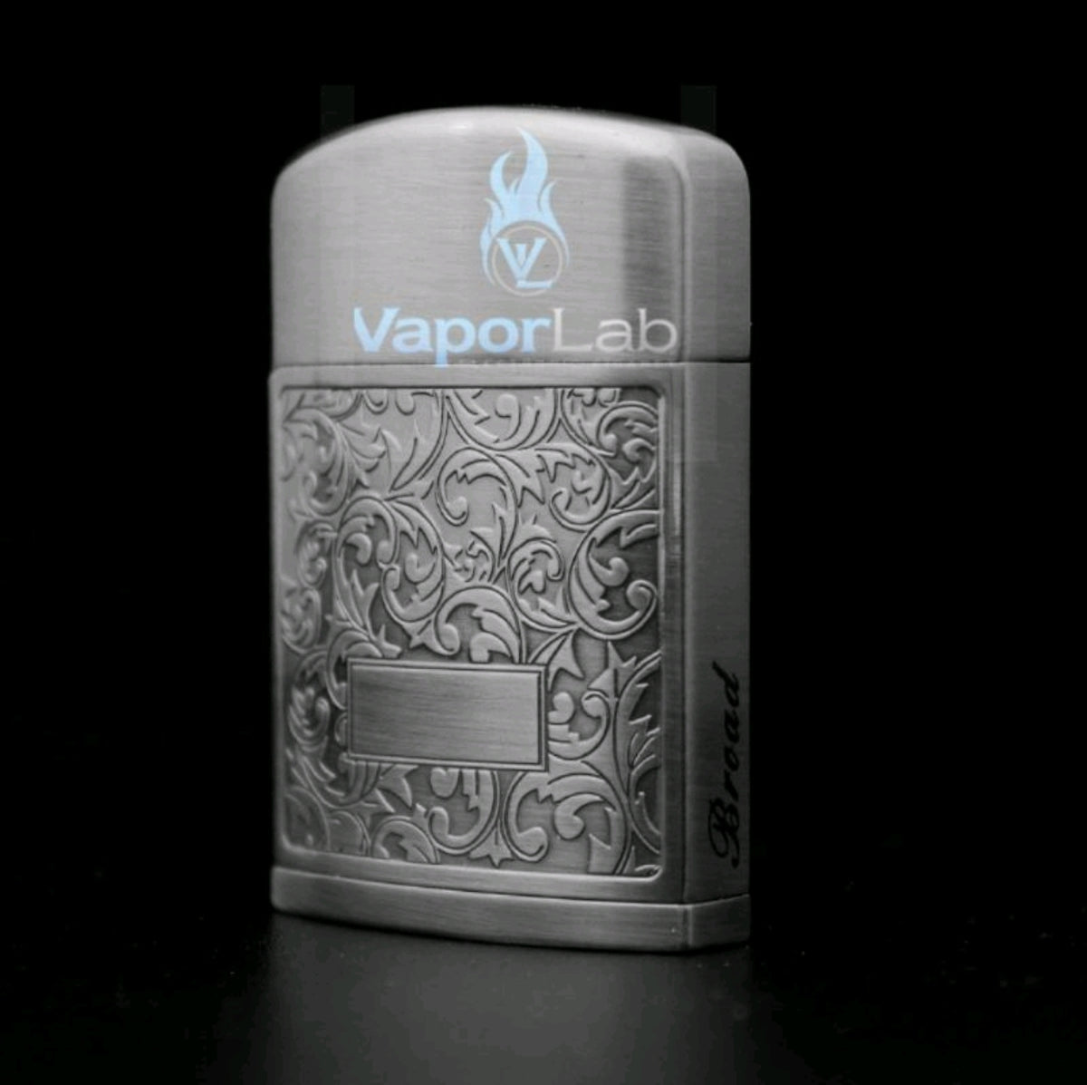 mancis korek api bara isi ulang gas BROAD batik jet torch refillable gas metal lighter classic design