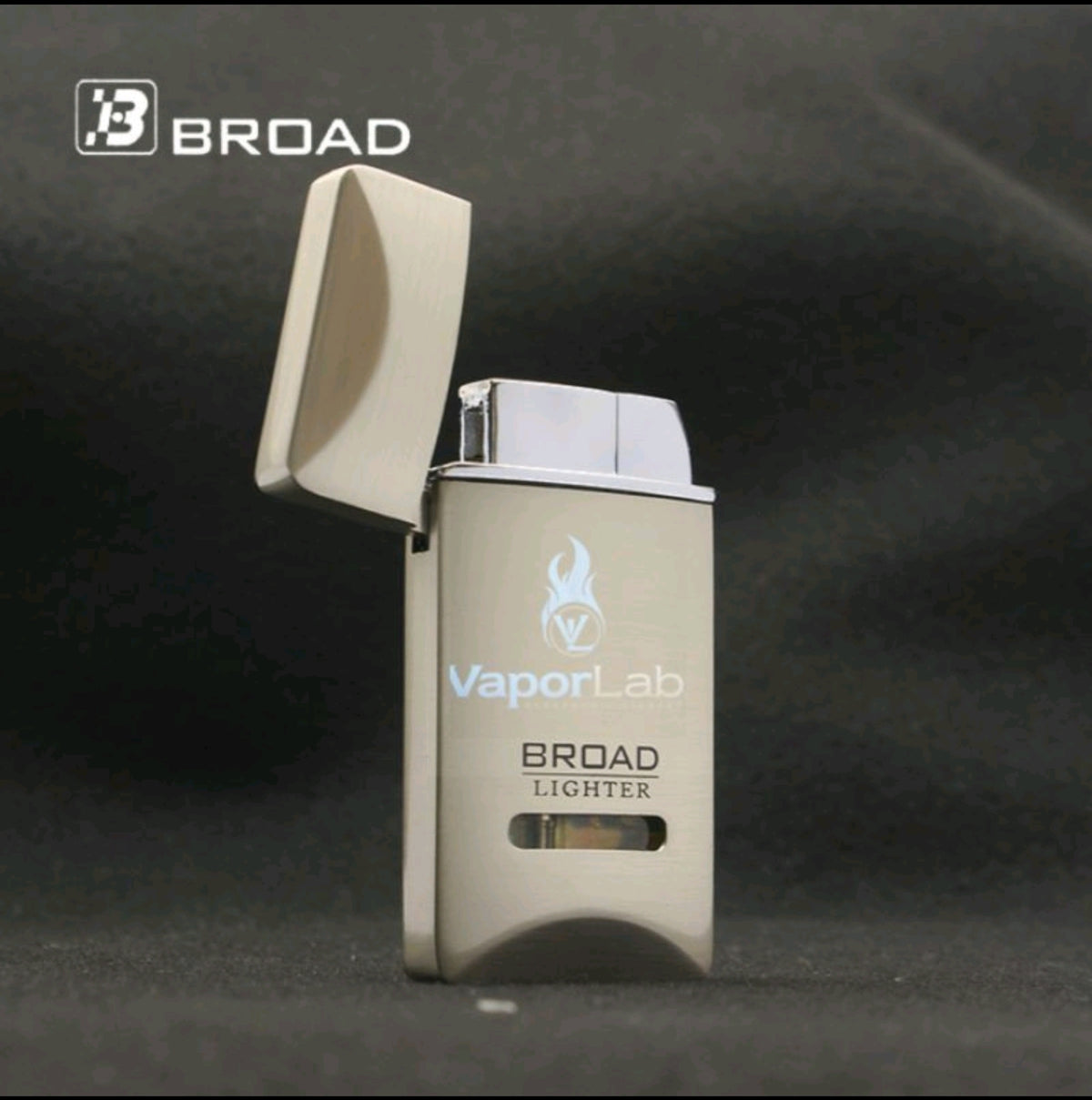 mancis korek api bara merah isi ulang gas BROAD jet torch refillable gas metal lighter BD226 dengan indikator kaca