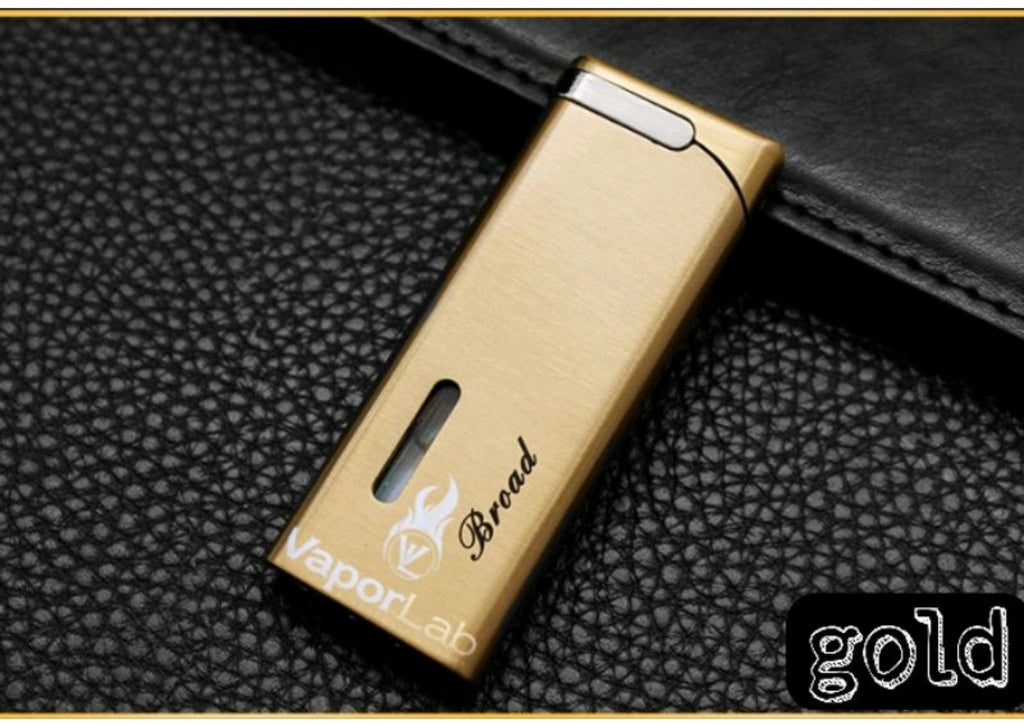 mancis korek api bara merah isi ulang gas BROAD elegant slim design refillable gas lighter dengan kaca indikator