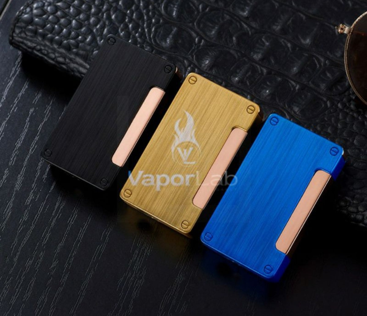 mancis korek api bara dua mata las unik dual flame jet torch refillable gas lighter polos