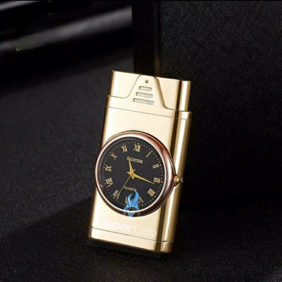 korek api gas bisa isi ulang bara las model jam watch refillable gas lighter unik elegant