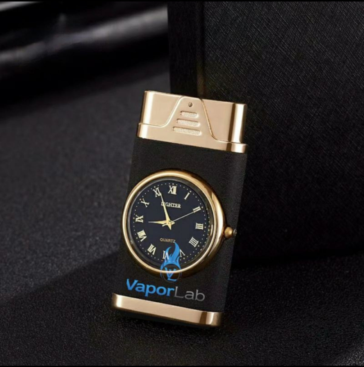 korek api gas bisa isi ulang bara las model jam watch refillable gas lighter unik elegant