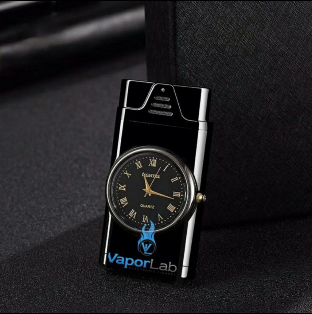korek api gas bisa isi ulang bara las model jam watch refillable gas lighter unik elegant