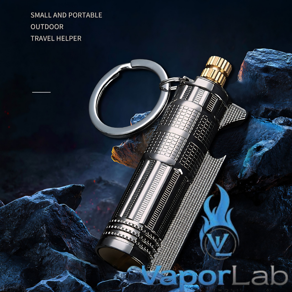 korek api klasik roda sumbu minyak gesek samping vintage kerosene oil lighter gantungan kunci BOBANG with giftbox