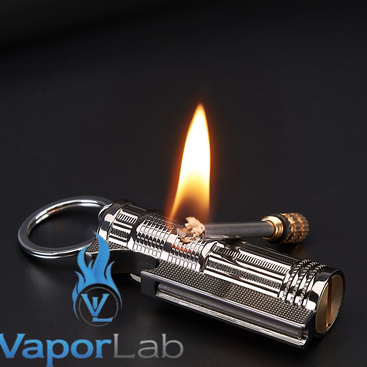 korek api klasik roda sumbu minyak gesek samping vintage kerosene oil lighter gantungan kunci BOBANG with giftbox