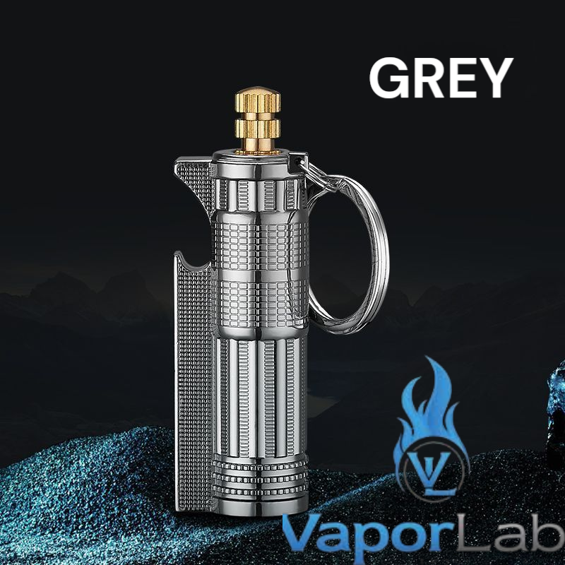 korek api klasik roda sumbu minyak gesek samping vintage kerosene oil lighter gantungan kunci BOBANG with giftbox