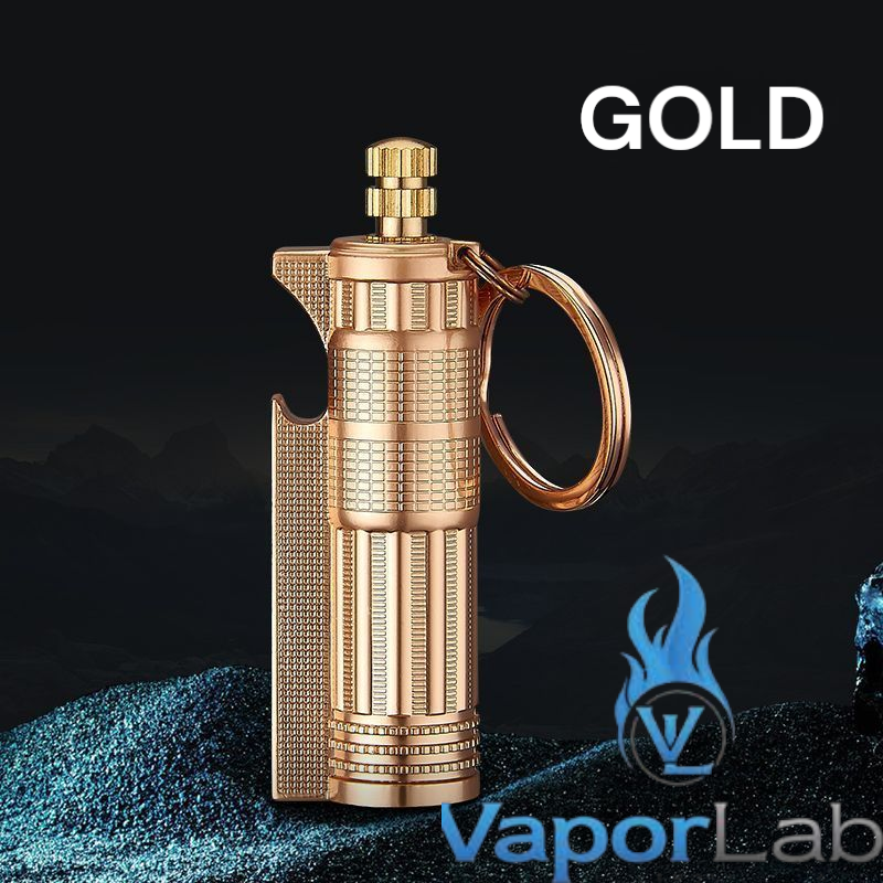korek api klasik roda sumbu minyak gesek samping vintage kerosene oil lighter gantungan kunci BOBANG with giftbox