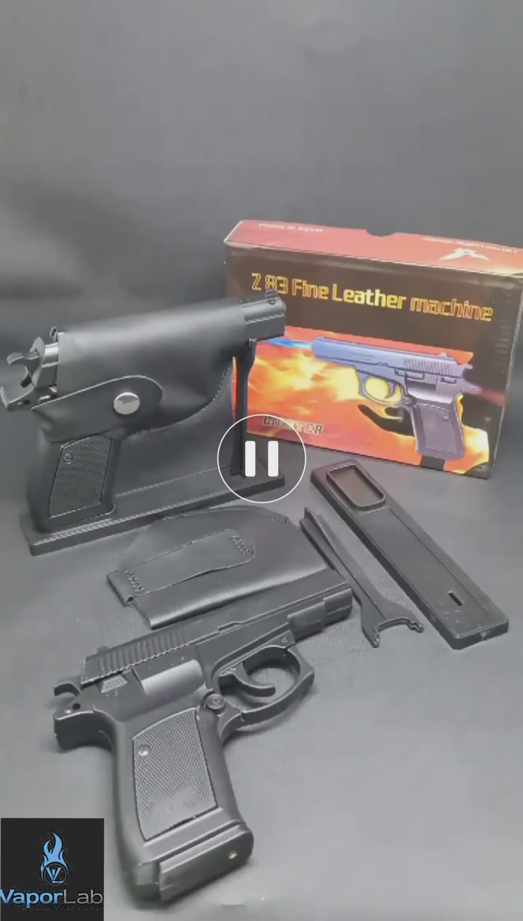 korek api gas bisa isi ulang bara merah model pajangan display pistol makarov gun refillable gas lighter full besi metal