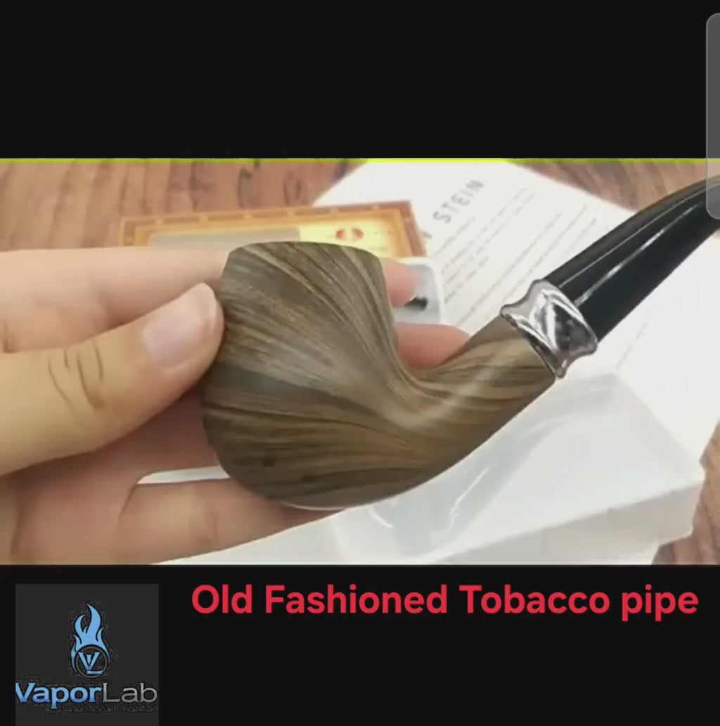 Pipa cangklong tembakau model kayu jadul popeye old fashioned tobacco resin smoke pipe 1983