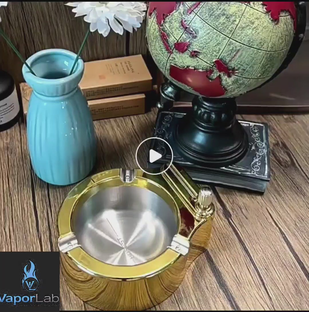 asbak plus korek api gesek isi minyak HONEST besi metal ashtray with oil lighter