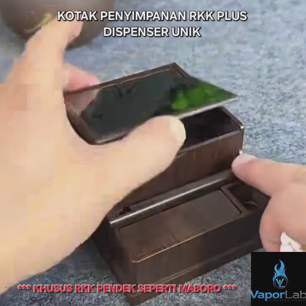 kotak pajangan meja tempat simpan rokok cigarette box display dengan tombol ejektor otomatis large capacity unik