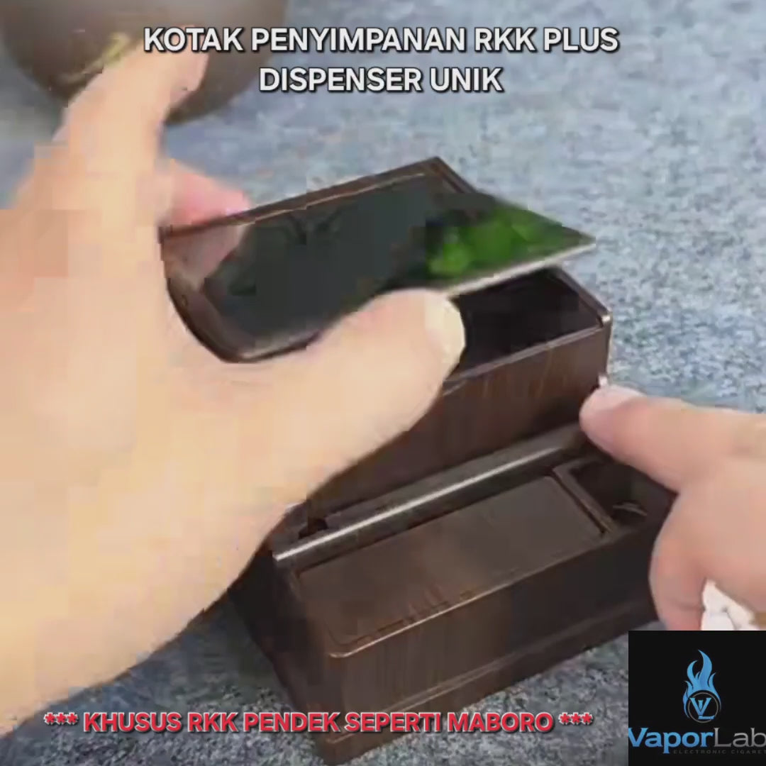 kotak pajangan meja tempat simpan rokok cigarette box display dengan tombol ejektor otomatis large capacity unik