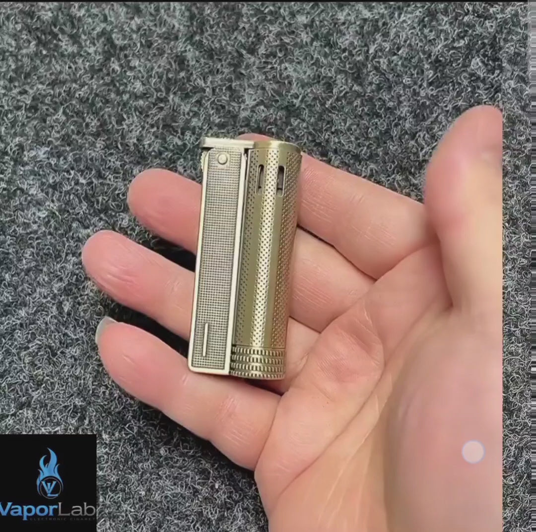 mancis korek api besi pakai roda sumbu minyak model jadul old fashion vintage classic retro metal oil kerosene lighter BOBANG