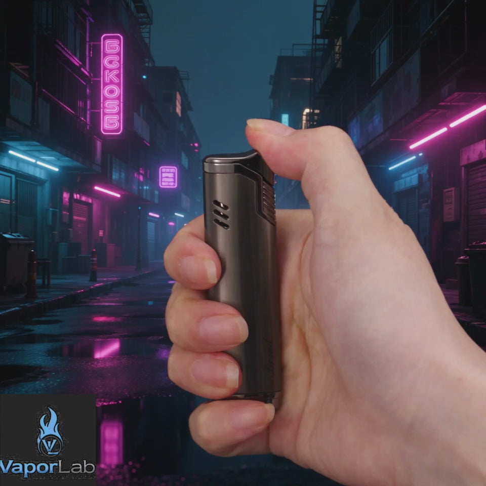 korek api besi bara las broad gas mudah diisi ulang elegant slim lighter dengan indikator kaca gas 3860