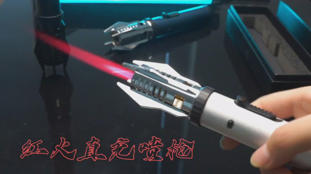 korek api obor bara las model light saber jet flame torch high temp welding outdoor refillable gas lighter powerful