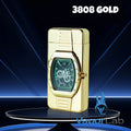 korek api gas bara las model jam jet torch watch refillable gas lighter with gift box mewah