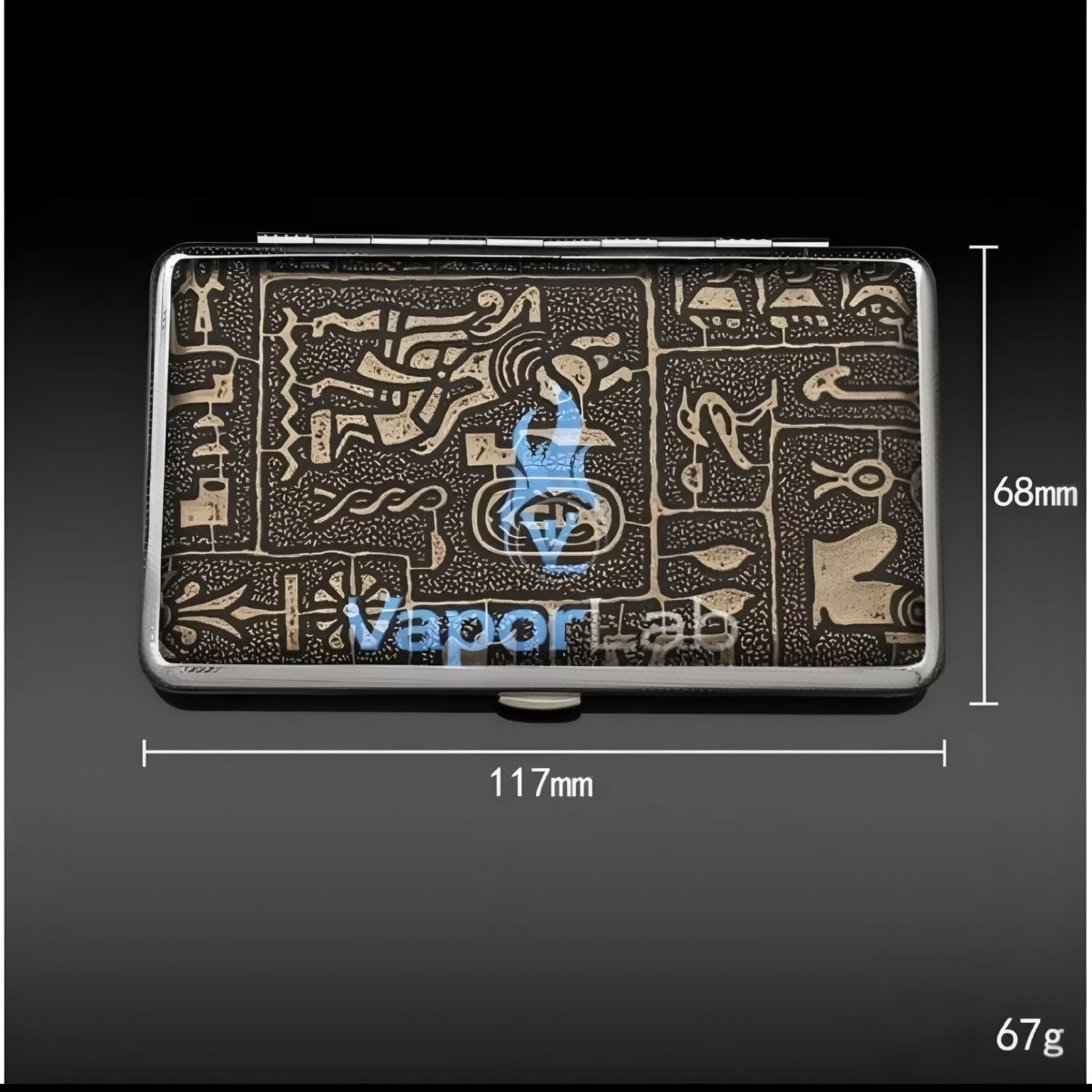 kotak box tempat simpan rokok universal all size bahan besi metal stainless dan kulit imitasi cigarette case murah polos