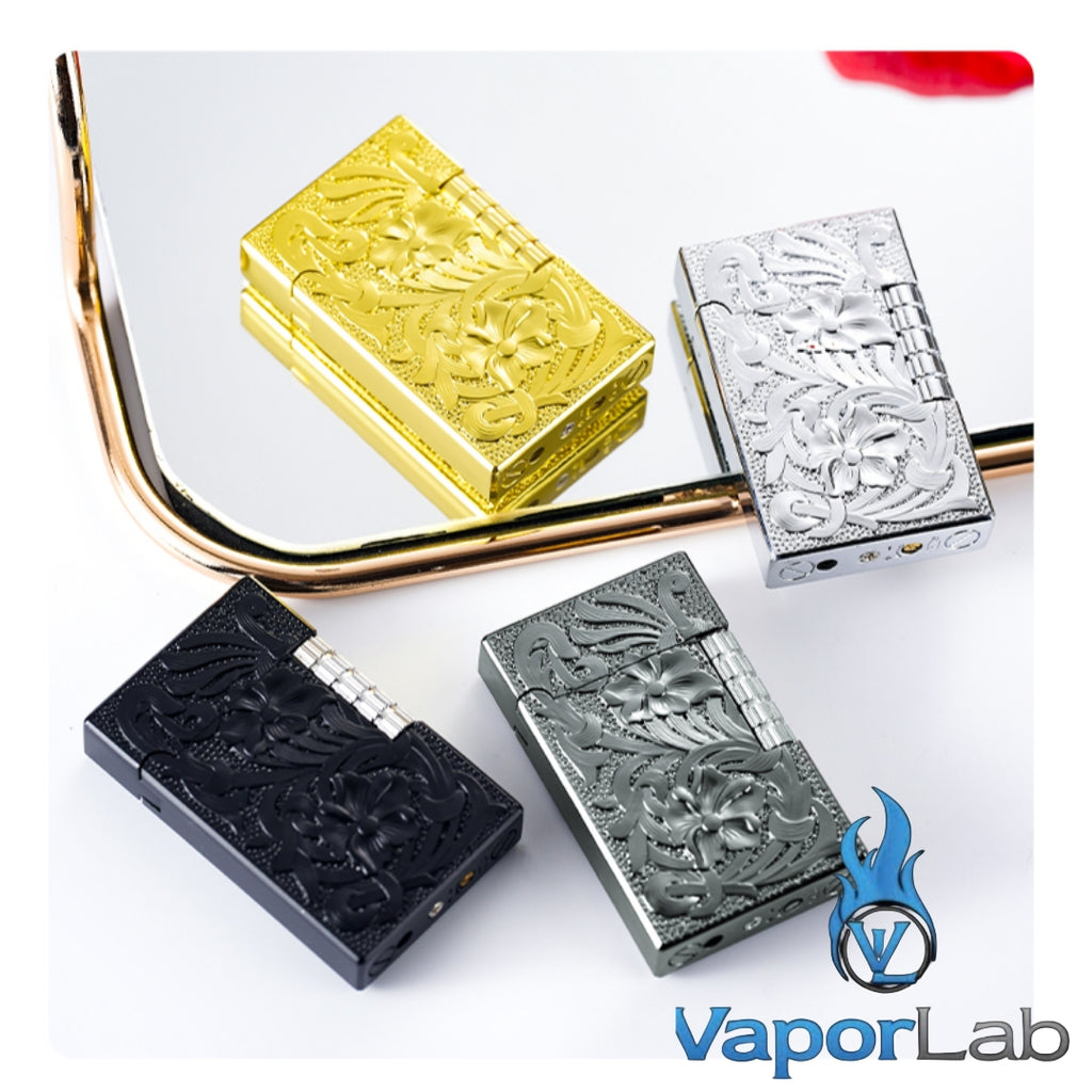 korek api ukiran classic gesek roda ada denting vintage refillable gas lighter DIKANG dapat diisi ulang model dupon