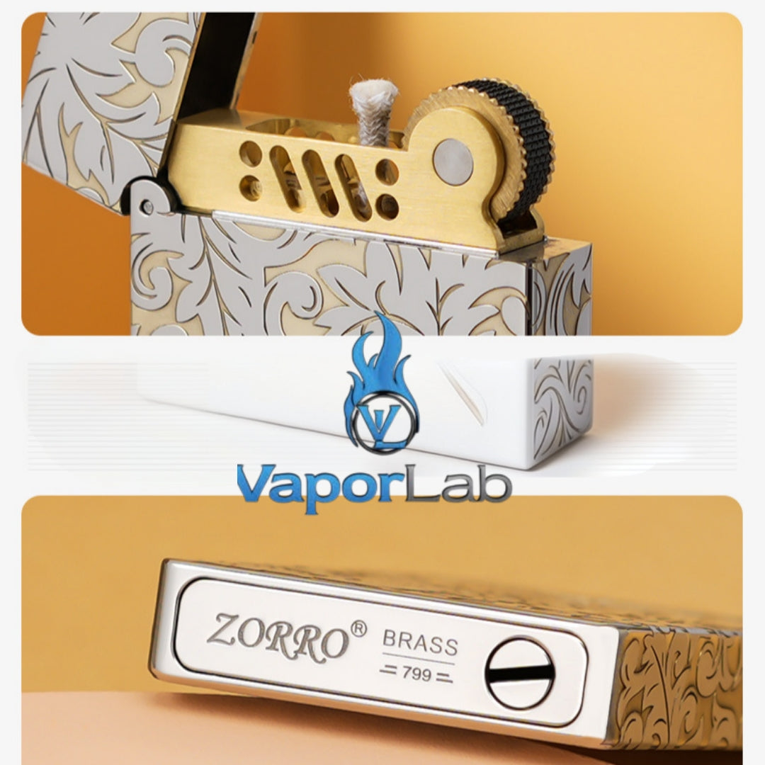korek api minyak sumbu kapas zorro 799 original brass ada denting vintage oil classic lighter slim full ukiran limited edition