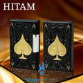 korek api ukiran classic gesek roda ada denting vintage refillable gas lighter DIKANG dapat diisi ulang model dupon